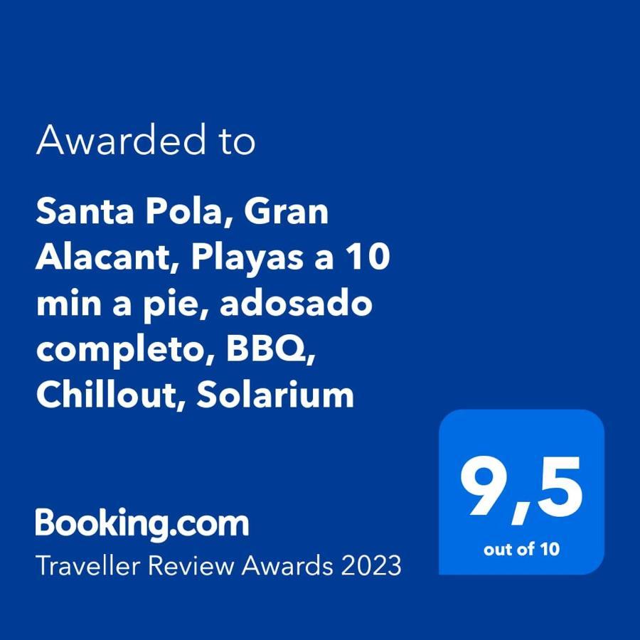 Santa Pola, Gran Alacant, Playas Cerca, Adosado Completo, Chillout, Solarium Ngoại thất bức ảnh
